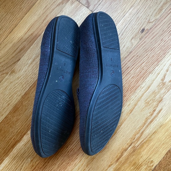 Rothy’s navy heather loafers, size 9 - Picture 4 of 7